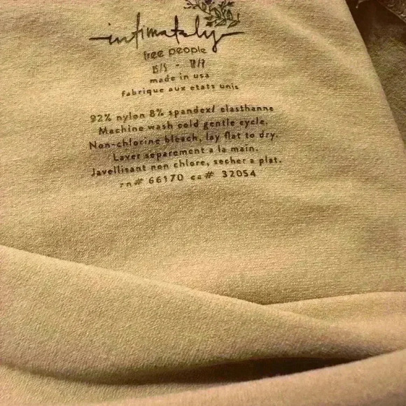 Free People Basique Boyshort Onesie NWOT Size XS/S - Picture 3 of 3